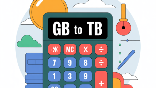 GB to TB Conversion Calculator: Understanding Digital Storage Sizes