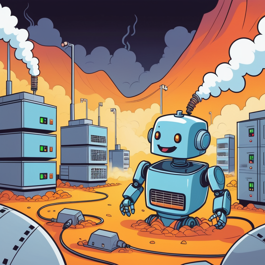 The Environmental Footprint of AI Slop Production